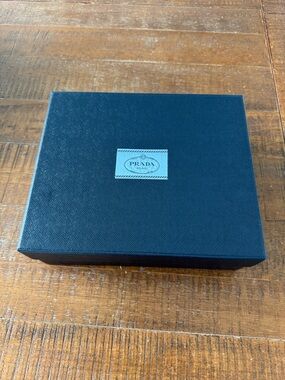 Authentic Prada Storage & Organization: Navy/Light Blue Gift Box (Medium)